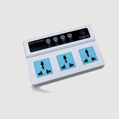 China New Fashion GSM Power Socket cellphone Remote Control GSM Power Switch 3 Sockets HA-G08 for sale