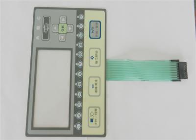 China Embossed Customizable Keypad Flexible Membrane Switch With Metal Dome for sale