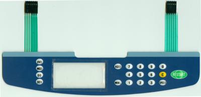 China Professional Blue Flexible Membrane Switch for Electronic scale / automatic sewing machine for sale