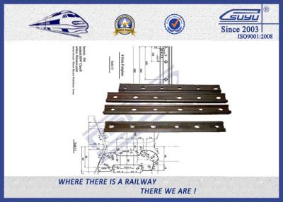 China Standard UIC54 Rail Metal Fish Plate For Railway Fastener / Joggled Fish Plate for sale