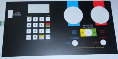 China Custom PC Waterproof Membrane Switch Keypads touch panel sticker for sale