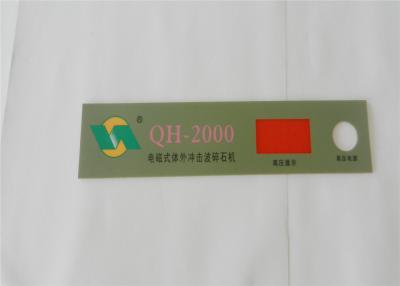 China Waterproof IP67 Screen Printing Polycarbonate Membrane Switch Overlay for sale