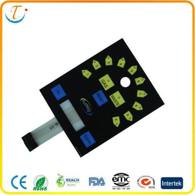 China Graphic Overlay PCB Membrane Switch Keypad Panel , Membrane Film Switch for sale