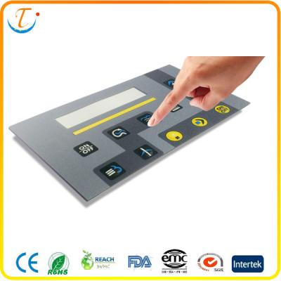 China Waterproof Membrane Switch  , Embrossed Button Matrix Membrane Keypad for sale