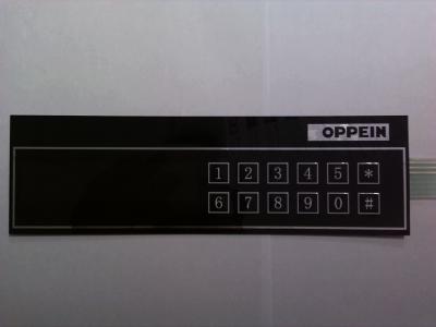 China PVC / PC / PET Waterproof Membrane Switch Keyboard for sale