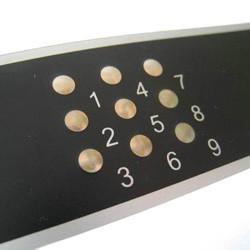 China Screen Printed Graphics Overlay Membrane Switches Panel For Home Appliances , Non-Conductive Layer for sale