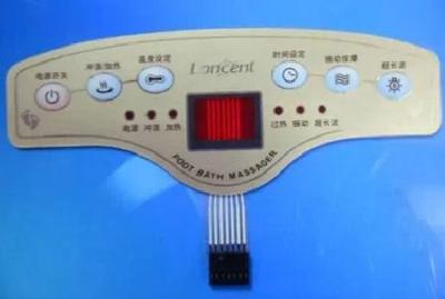 China Commercial Advertise EL Backlit Membrane Switch Panel Custom OEM For 3C Electronics for sale