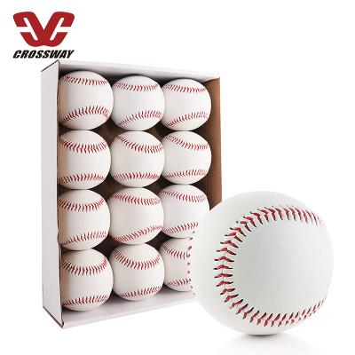 China Durable Custom Logo Professional Baseball Ball And Standard Baseball Size 9 Inch Baseball Training Ball for sale