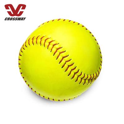 China Durable Custom Logo Professional Baseball And Softball Balls Standard Size 12 Inch Softballs for sale