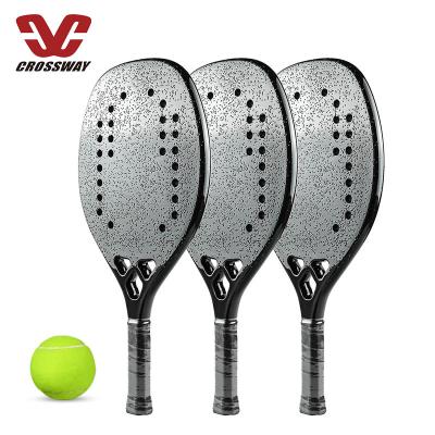 China High Quality Professional Carbon Fiber Custom EVA Core Beach Tennis Racket Carbon Paddle Padel Racket for sale