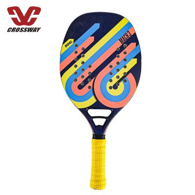 China High Quality Carbon Fiber Custom OEM EVA Memory Foam Core Beach Tennis Racket Carbon Fiber Beach Padel Racket for sale