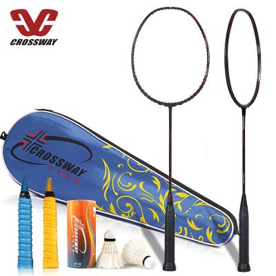 China Professional Training Module High Sound Graphite Badminton Rackets Set Liner Custom for sale