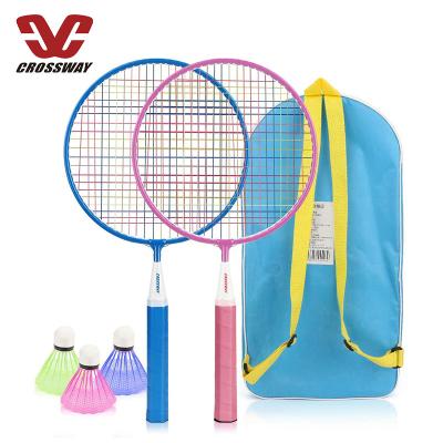 China New Arrival Healthy Kids Kid Mini Badminton Racket Colorful Set Game for sale