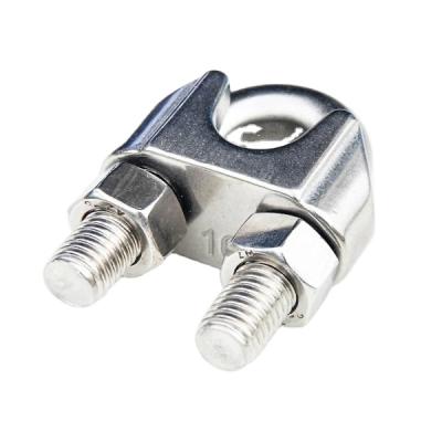 China Pipe Low Price Fixed Stainless Steel Wire Rope Clip For Fasteners for sale