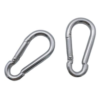 China Outdoor Climbing Type Main Chain Snap Hook , Metal Heavy Industry Mountaineering D Aluminum Alloy Carabiner for sale