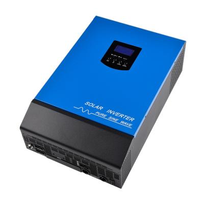 China Low Frequency Solar Power System Home Solar Panel Inverters 5000w 5kva 5kw 48v 80a On Grid 3 Phase Hybrid Power System Solar Inverter for sale