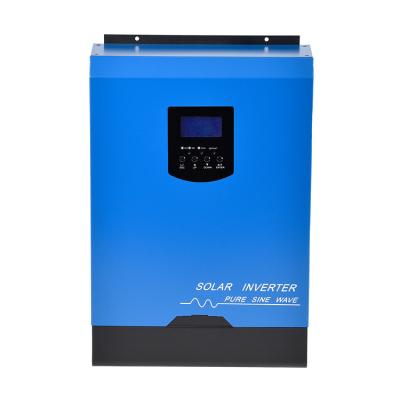 China home solar power system inverters mppt 5kw 5000w 48v 80a solar power charger off grid 3 phase hybrid solar power system inverter for sale