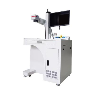 China Automated Loading Cheap 20W 30W 50W Desktop Metals Steel Parts Raycus Max IPG JPT Optical Fiber Laser Marker Marking Engraving Machine for sale