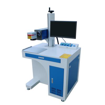 China Automated Loading Low Price CO2 Desktop 30W 50W Max Raycus JPT Cnc Desktop Color Fiber Laser Marking Machine for sale