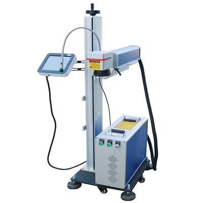 China Deep marking 100W30WFlying CO2 laser marking machine for sale