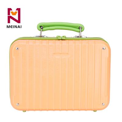 China Fashionable Women's Makeup Cosmetic Cases Large Capacity Candy Color Case Travel Carry-on Suitcase for sale