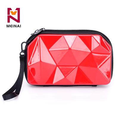 China Large Capacity Fashion Cross - Body Mobile Phone Bag Beauty Make Up PC Shell Cosmetic Case Makeup Bag Hard Case ABC for sale