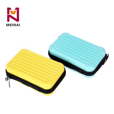 China Multifunctional ABS PC Large Capacity Mini Storage Hard Shell Cosmetic Case Bag Women Beauty Travel Makeup Luggage Case for sale