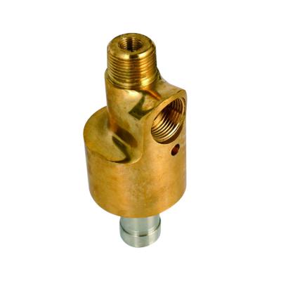 China Copper 2 Passage Cooling Water Rotating Swivel Coupling Rotating Joint Ball Joint for sale