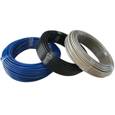 China 3AN/AN3 4AN/AN4 PTFE STAINLESS STEEL BRAIDED HOSE Vapor Hose WITH BLACK/CLEAR/BLUE/ PVC COATING for sale