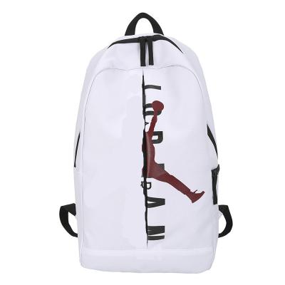 China 2022 Best Selling Service Wear-resistant Trend Polyester Men's White Border Backpack Men's Backpack for sale