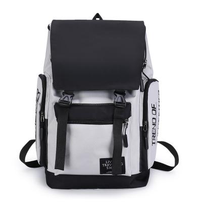 China Fashion waterproof men's street textile oxford small laptop bag backpack for men bag rucksack for sale