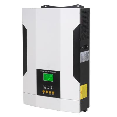 China Solar Inverter 300W-5KW MPPT Hybrid Solar Inverter High Quality High Efficiency 481mm*313mm*117mm for sale