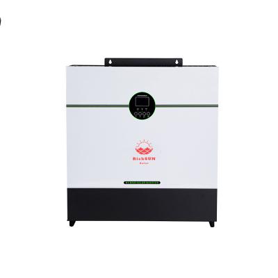 China New Type Inverter 3000W 12v 24v Sine Wave Inverter 80A MPPT Solar Pure Hybrid Solar Inverter 465*303*130mm for sale