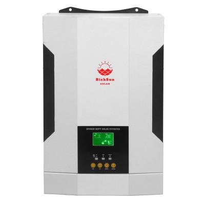 China Optional 5.5KW Inverter Power Hybrid Solar Inverter 5500W MPPT Solar Inverter With Built-in Charge Controller for sale