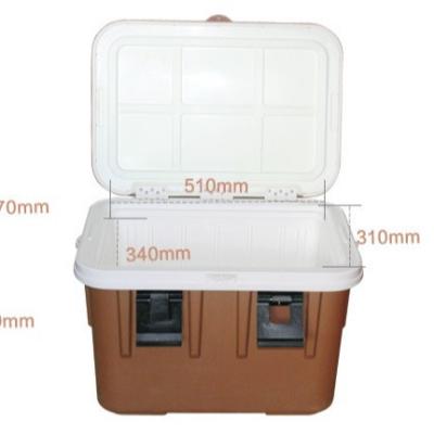 China Sustainable 58L Food Beverage Incubator Can Cooler Box Wholesale Incubator Plastic Supply Box for sale