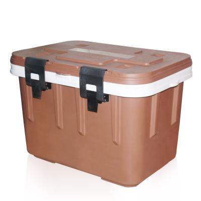 China Viable Custom Large Portable Ice Chest Food Beer Fish Camping Beer Coolers Plastic Box for sale