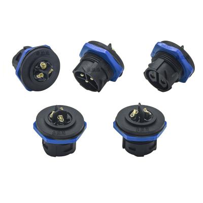 China M20 Core Connectors IP67 Waterproof Male Female Power Assembly Plugs 2/3 Wire For Wiring LED Lamp Cable for sale