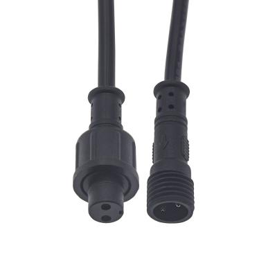 China Hot Sale IP67 M11 Waterproof Male Female Power Cable Plug Outdoor Led Lighting Cconnectors for sale