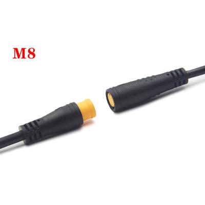 China Manufacturer Electrical M8 IP65 Automotive Male Female Cable 2-7 Pin Waterproof Plug Connectors for sale