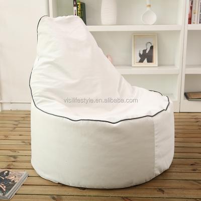 China FAUTEUIL POIRE Home Chairs Outdoor / Indoor Sitting Lounge Chair Bean Bags Water /Tear Drop Bean Bag White for sale