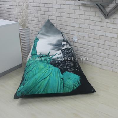 China Modern Triangle Bean Bag Chair Fashion Bean Bag Chair And Cover Washable Lazy Sofa In Living Room, Flag Bean Bag for sale