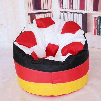 China Waterproof Ball Chair Classic Polyester Football Bean Bag Chair for sale