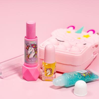 China Customization Kids Makeup Kit Makeup Toys For 5 Year Olds With Pop It Purse for sale