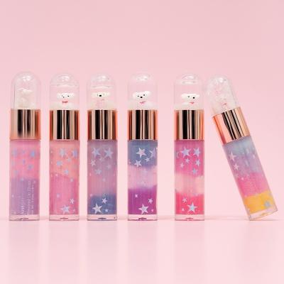 China 5.8ml Fruity Fragrance Layered Kids Lip Gloss Essence Shimmer Lip Gloss for sale