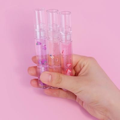 China OEM Moisturizing Clear Lip Oil Lovely Colorful Flavored Non Sticky for sale