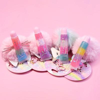 China Non Sticky Formula Essence Lip Gloss Cute Lip Gloss Keychain 15ml for sale