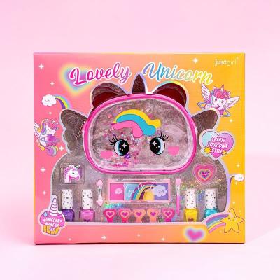 China OEM ODM 3-12 Years Old Kids Makeup Kit Play House Unicorn Princess Beauty Toys for sale