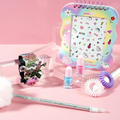 China Private Label Real Non Toxic DIY Nail Art Kit With Clap Ring For 6 Years Kids for sale