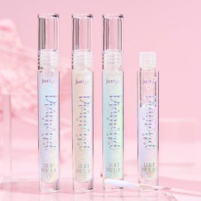 China Long Lasting Smooth Texture Glitter Makeup Highlighter Body Oil For Flawless Glow for sale