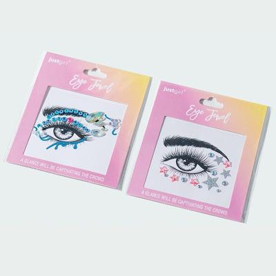 China Rhinestone Crystal Face Sticker Safe For Sensitive Skin Waterproofing for sale